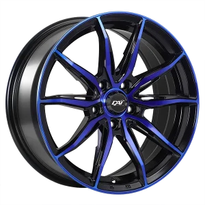 Dai Alloys – FRANTIC – Black – 15″x6.5″ 38mm – Summer Wheels – DW1151511